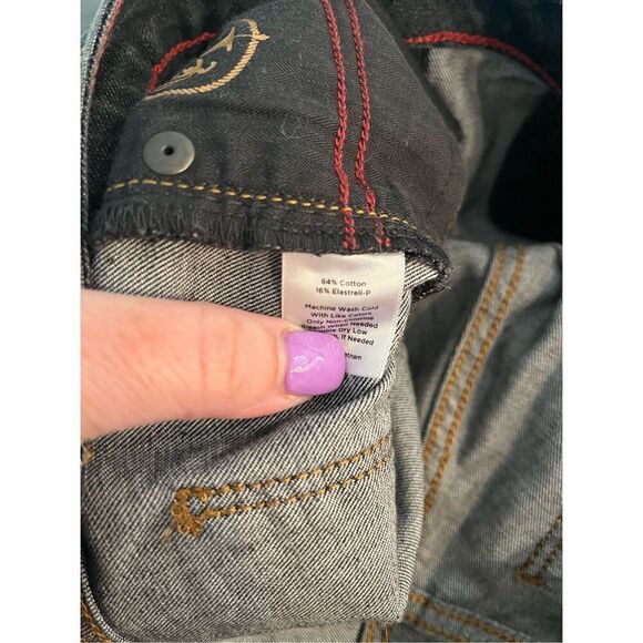 Talbots Dark Denim Heritage Straight Leg Jeans sz 6P EUC - Picture 8 of 8